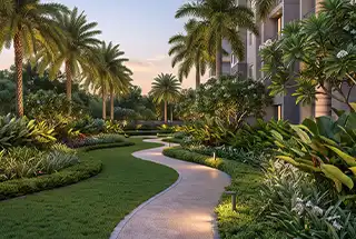 Landscaped Garden