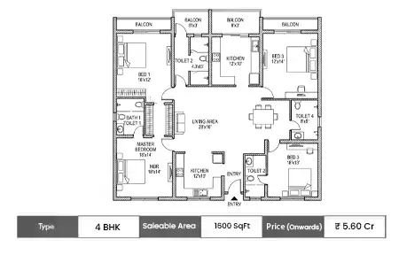4 BHK